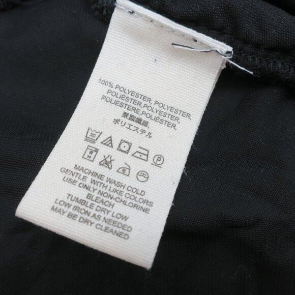 Free People Always Forever Black Velvet Mini Dress Floral Needlepoint Medium - Picture 5 of 6